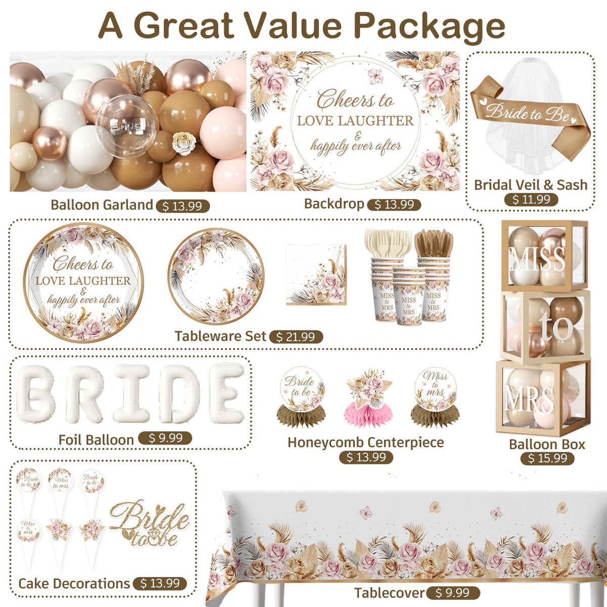 bridal shower decorations