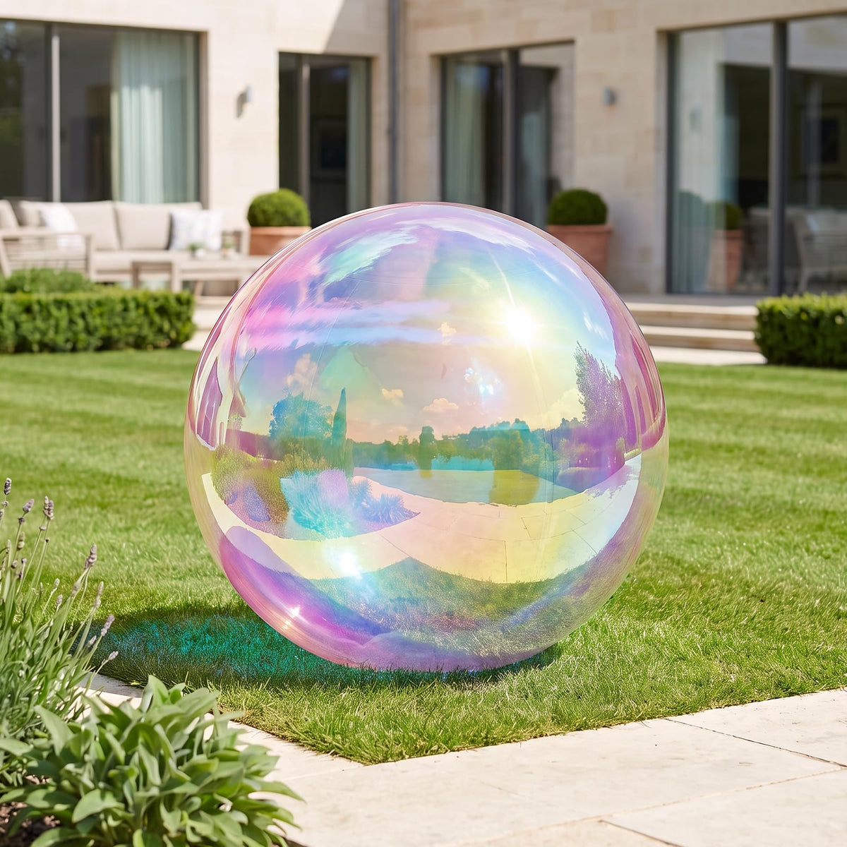 Inflatable Mirror Balls,Large Mirror Balls Decor Reusable PVC Balloon for Large Event, Party, Concerts, Stage, Wedding Decoration
