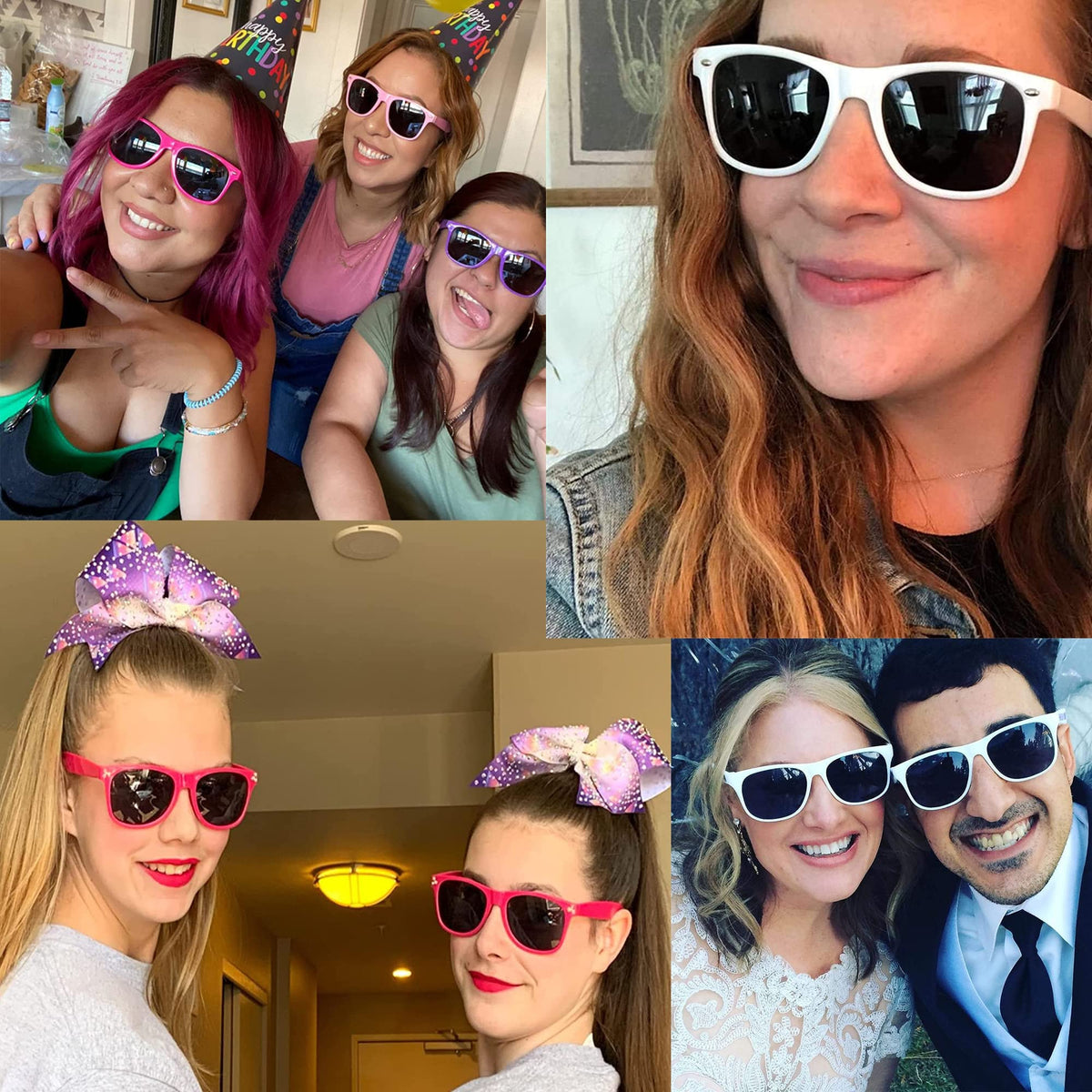 Personalized Wedding Sunglasses Bulk for Guests Party Favors,Custom Personalized Bridesmaid Logo Sunglasses
