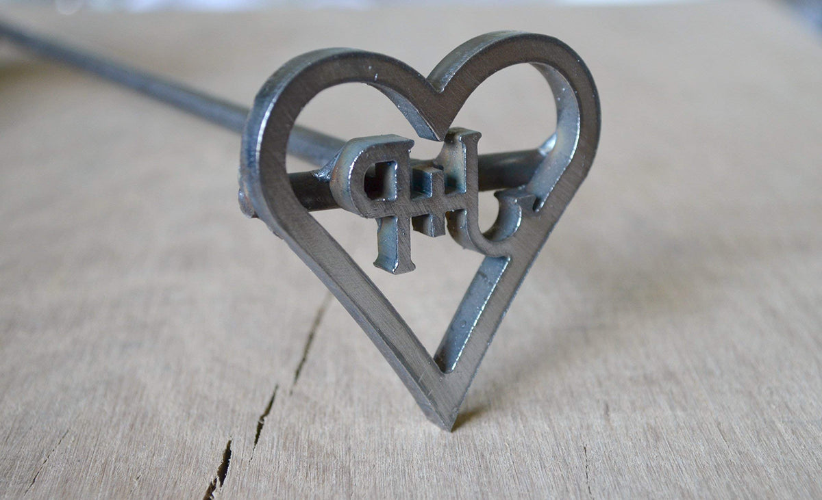 Wedding Brander, Heart Brander with Initials, Custom Brander, Branding Ceremony