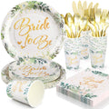Bridal Shower Plates and Cups and Napkins Sets