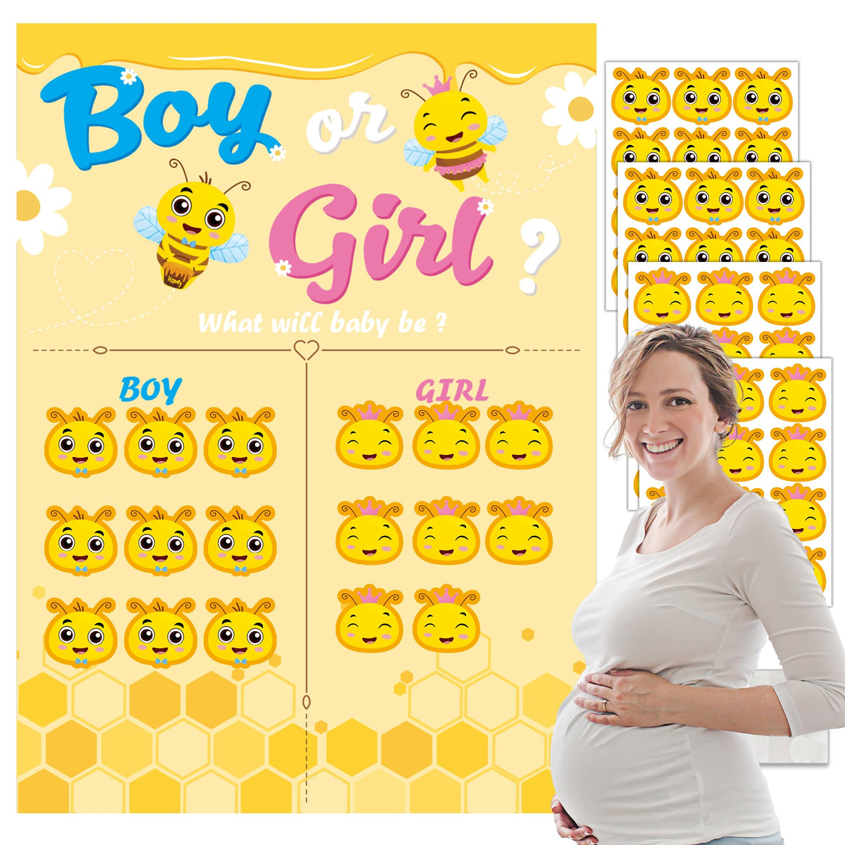 Gender reveal decorations