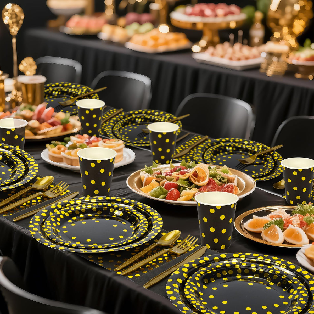 Fighting to Achieve Christmas and Happy New Year Plates for Party Decorations, Party Disposable Tableware Supplies