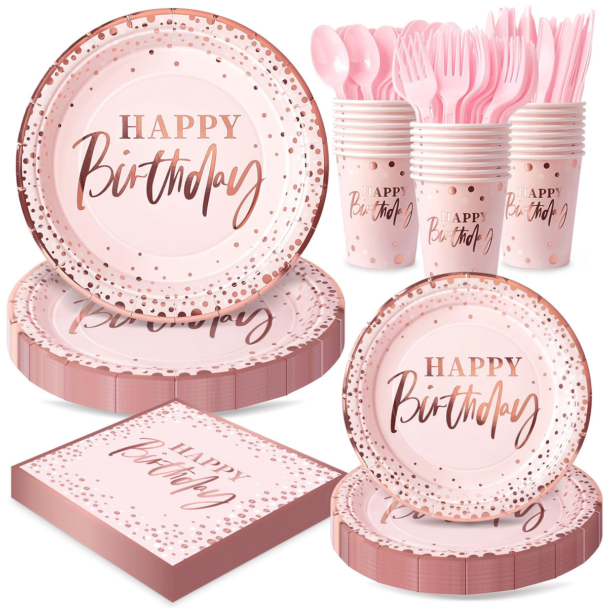 Fighting to Achieve Birthday Party Supplies with Disposable Tableware Set for Party Decorations