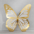 Butterfly Backdrop Gold + White 2m 6.6ft Birthday Party Props Decorations Wedding Wings Stand Flower Floral Angel Design Event Decor