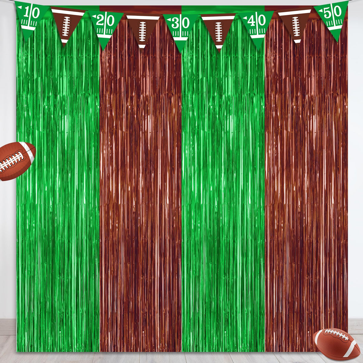 Colorful Foil Fringe Curtain Backdrop for Birthday Photo Booths