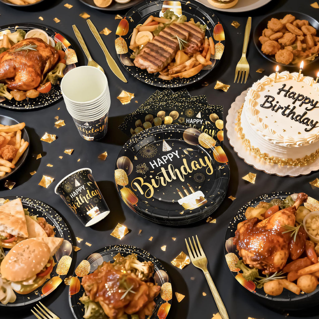 Fighting to Achieve Birthday Party Supplies with Disposable Tableware Set for Party Decorations