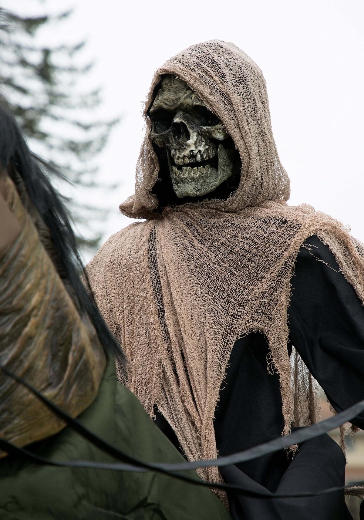 Seasonal Visions Animated Reaper's Ride Prop, Brown