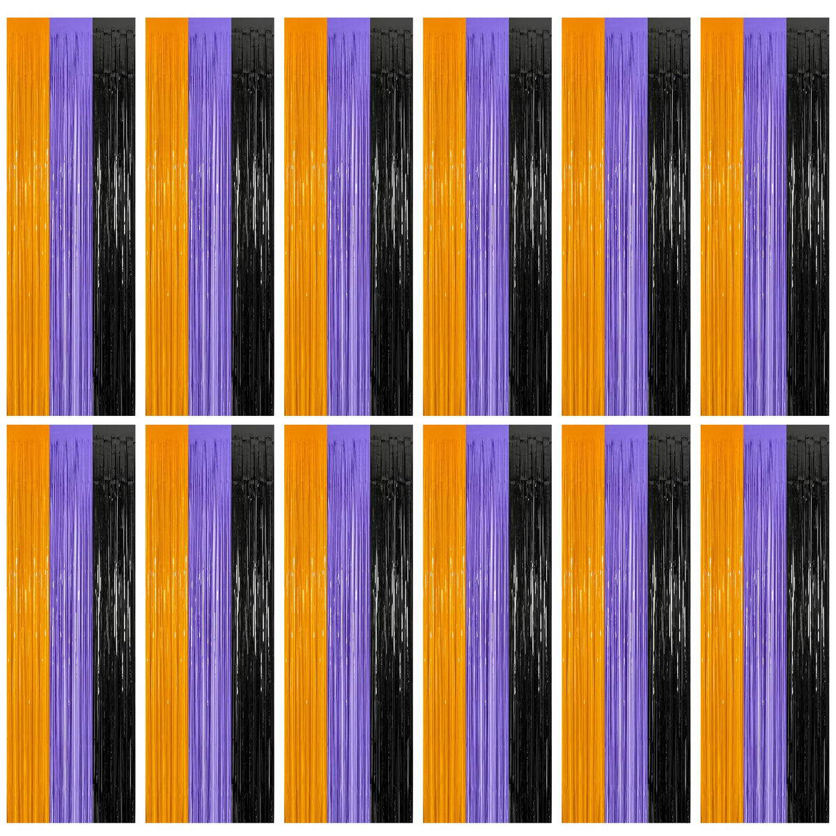 Colorful Foil Fringe Curtain Backdrop for Birthday Photo Booths