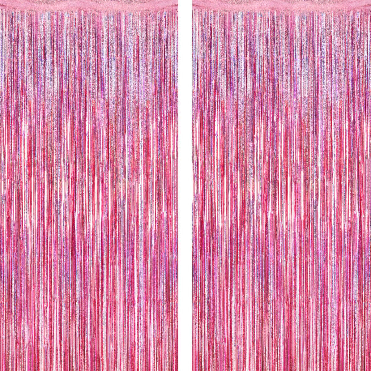 Colorful Foil Fringe Curtain Backdrop for Birthday Photo Booths